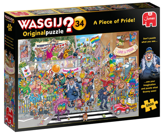 Jumbo, puzzle, Wasgij Original 34 - Odrobina dumy, 1000 el. Jumbo