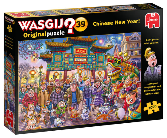 Jumbo, puzzle, Wasgij Original 39, Chiński Nowy Rok, 1000 el. Jumbo