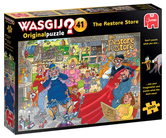Jumbo, puzzle, Wasgij Original 41 - Warsztat odnowy, 1000 el. Jumbo