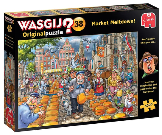Jumbo, puzzle, Wasgij Original, Na bazarze, 1000 el. Jumbo