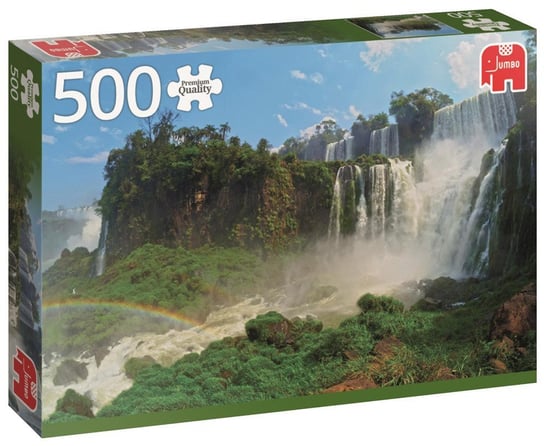 Jumbo, puzzle, Wodospad Iguazu Argentyna, 500 el. Jumbo