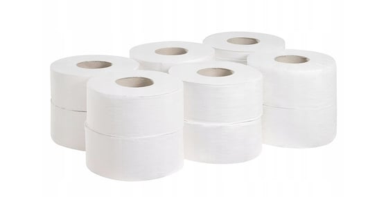 Jumborola Biały Papier Toaletowy 2-Warstwowy 12 Rolek Inny producent