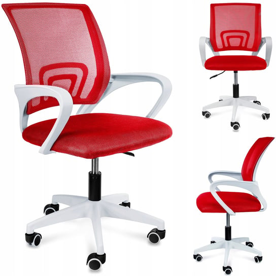 Jumi, Krzesło biurowe, Obrotowe, Czerwone JUMI