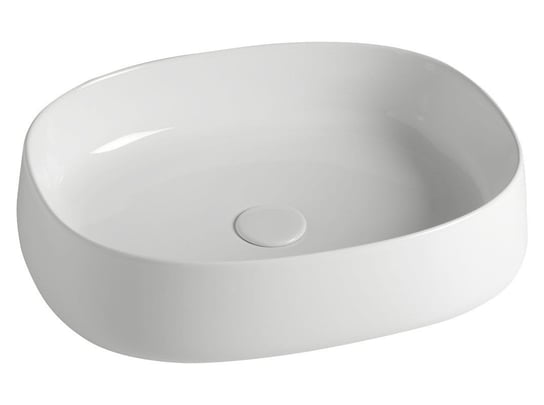 JUMPER umywalka ceramiczna nablatowa 50x40cm, biały Inna marka
