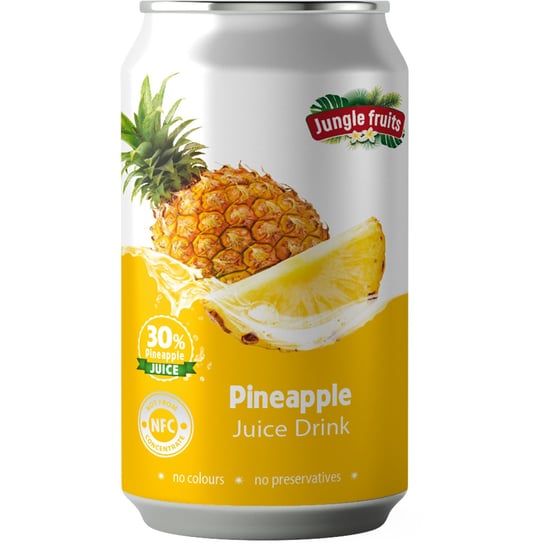 JUNGLE FRUITS Napój z sokiem ananasowym - 0,33L ALLCOR S.C.