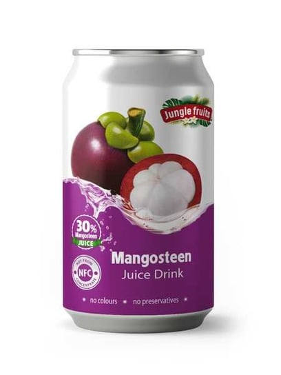 JUNGLE FRUITS Napój z sokiem z mangostanu - 0,33L ALLCOR S.C.