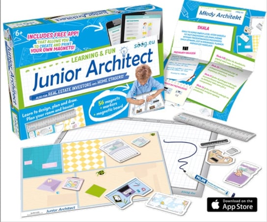 Junior Architect, zestaw edukacyjny Projektowanie mieszkania i domu Soog.eu