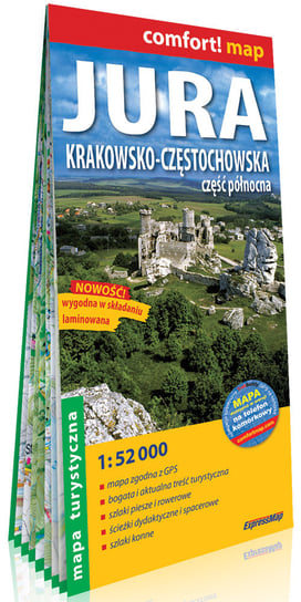 Jura Krakowsko-Częstochowska, część północna. Mapa turystyczna 1:52 000 Opracowanie zbiorowe
