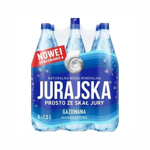 Jurajska woda mineralna gazowana 6 x 1,5 l Inna marka
