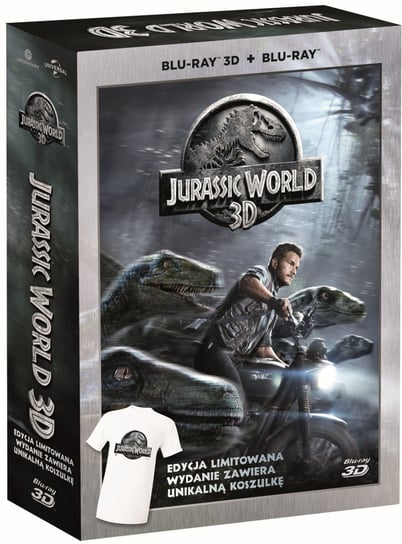 Jurassic World 3D + 2D + koszulka w rozm. L Trevorrow Colin