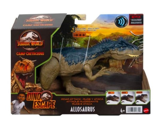 Jurassic World Allozaur Ryczący dinozaur Mattel