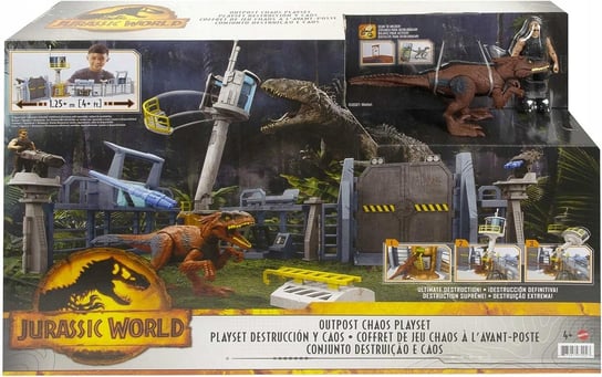 Jurassic World Dinozaur Baza Figurka Pyroraptor Mattel