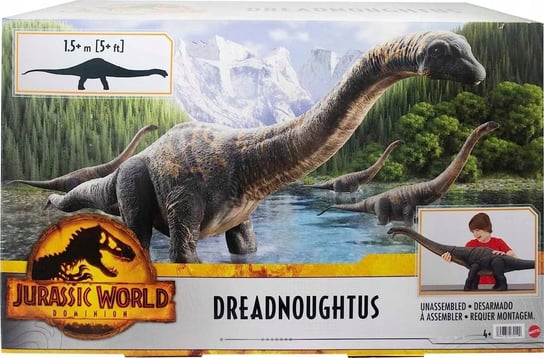 JURASSIC WORLD DOMINION FIGURKA Dreadnoughtus 1.5M Mattel