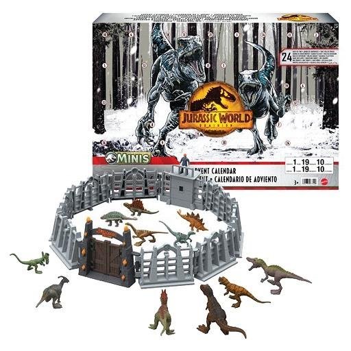 Jurassic World Domino, Kalendarz Adwentowy, zestaw figurek Mattel