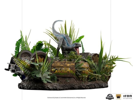 JURASSIC WORLD FALLEN KINGDOM - Niebieski Deluxe - Statua ArtScale 1/10 24cm Inna marka