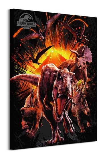 Jurassic World: Fallen Kingdom - obraz na płótnie Jurassic World