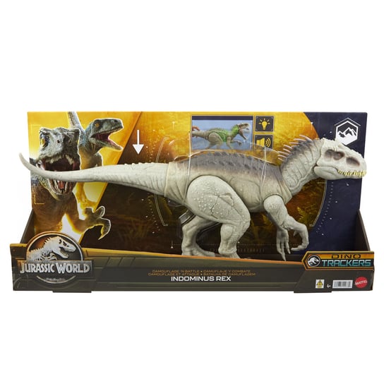 Jurassic World, figurka dinozaur, Indominus Rex, Hnt63 Mattel