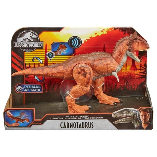 Jurassic World, figurka Karnotaur Mega Atak Mattel
