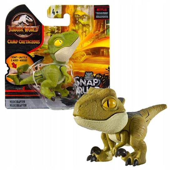 Jurassic World Figurka kolekcjonerska, Dinozaur Velociraptor Snap Mattel