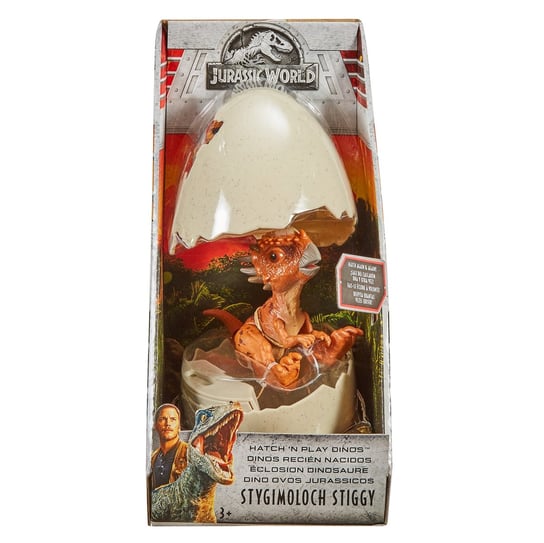 Jurassic World, figurka w jajku, Jajkozaur Stygimoloch, FMB91/FMB95 Mattel