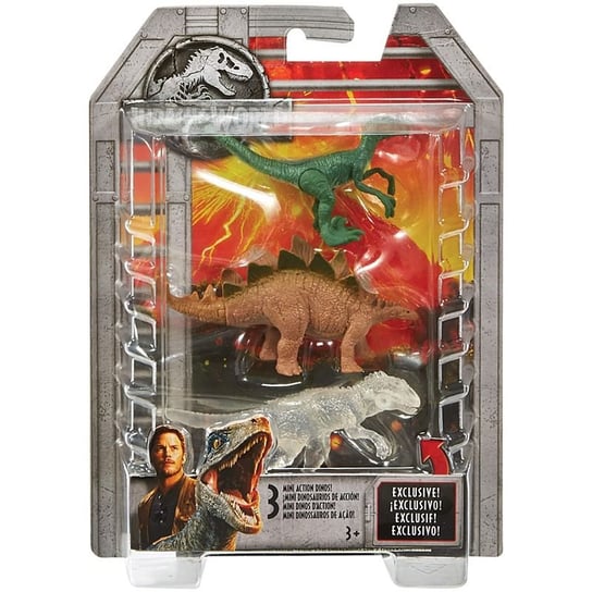 Jurassic World, minidinozaury, zestaw, FPN73 Mattel