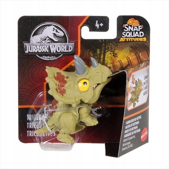 Jurassic World Snap Squad Figurka Triceratops Mattel