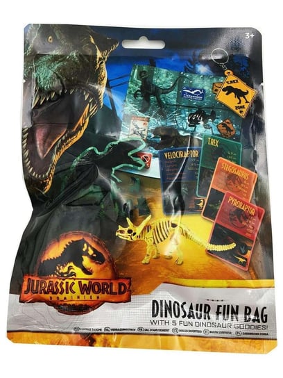 Jurassic World torba różności Fun Bag Dinozaury 14 elementów gra karciana RMS RMS