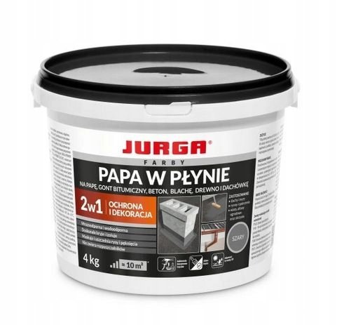 JURGA PAPA W PŁYNIE 4KG SZARY Jurga