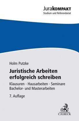 Juristische Arbeiten Erfolgreich Schreiben - Beck Juristischer Verlag ...