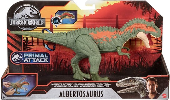Jurrasic World, Figurka kolekcjonerska, Dinozaur Albertozaur Mattel