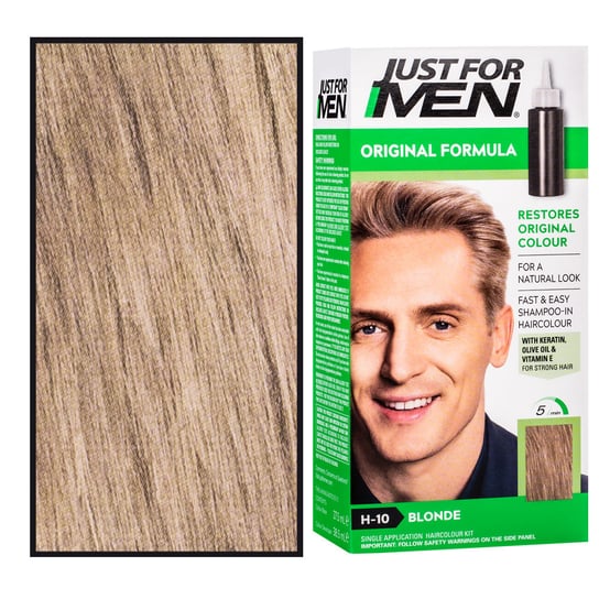 Just For Men farba odsiwiacz do włosów dla mężczyzn 66ml z witaminą E, rumiankiem H55 Sandy Blond Just For Men
