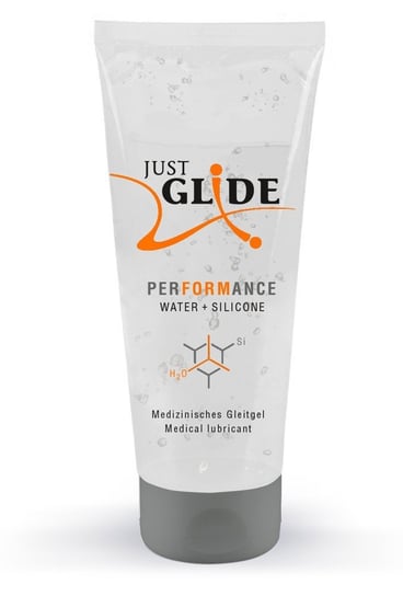 Just Glide, Lubrykant wodno silikonowy Performance, 200ml Just Glide