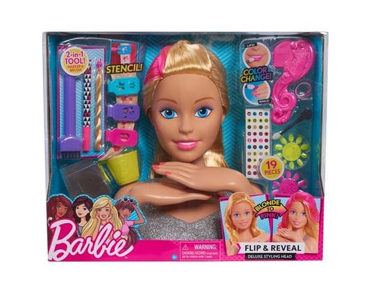 Just Play, głowa do stylizacji Barbie Deluxe Just Play