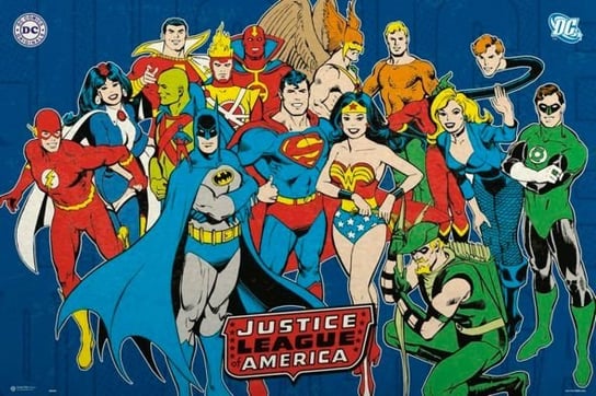 Justice League America - plakat DC COMICS