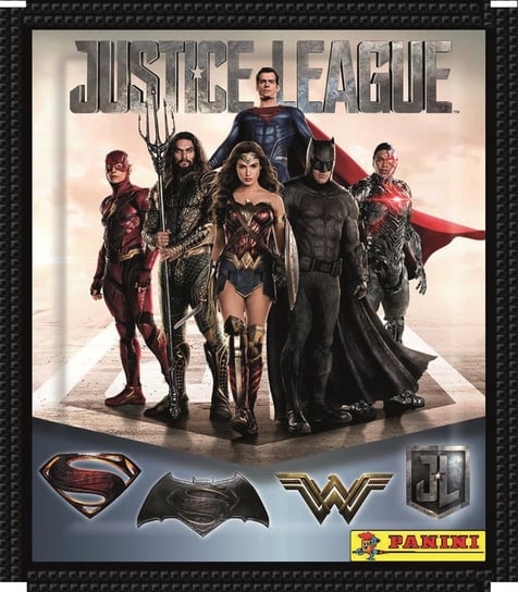 Justice League Box 36 Saszetek z Naklejkami Panini S.p.A