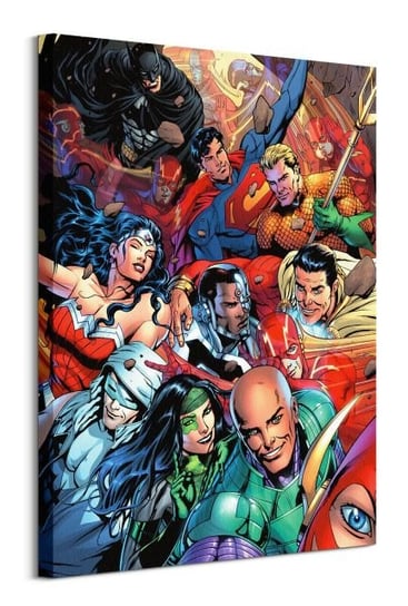 Justice League Selfie - obraz na płótnie Pyramid International