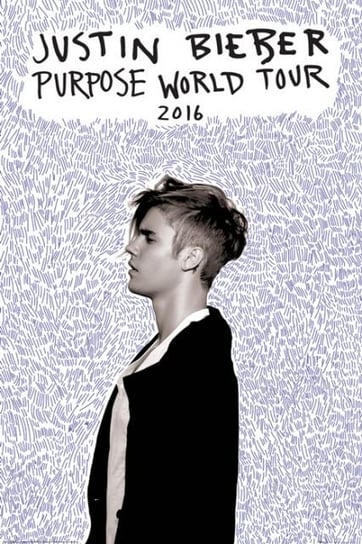 Justin Bieber Purpose World Tour 2016 - plakat 61x91,5 cm Justin Bieber