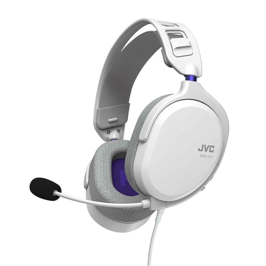 JVC, Słuchawki gamingowe GG-01HQ (białe , przewodowe) JVC