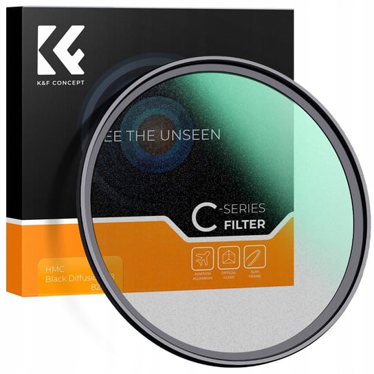 K&F FILTR dyfuzyjny Black Mist 1/8 Nano-C 49mm K&F Concept