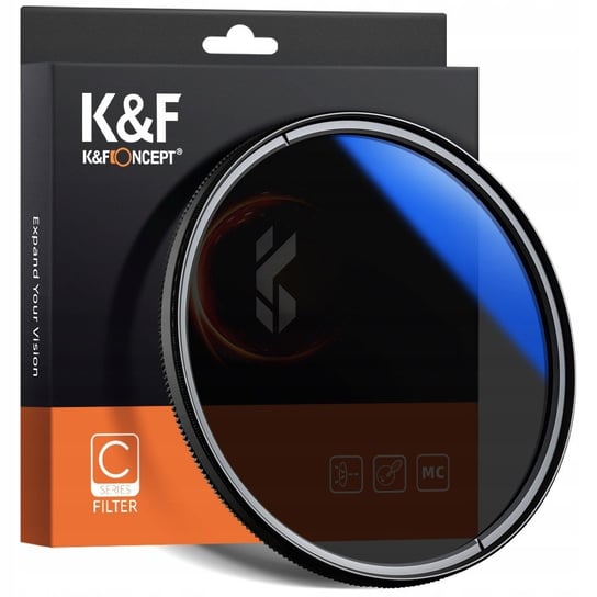 K&F FILTR Polaryzacyjny 49mm CPL HD MC slim C K&F