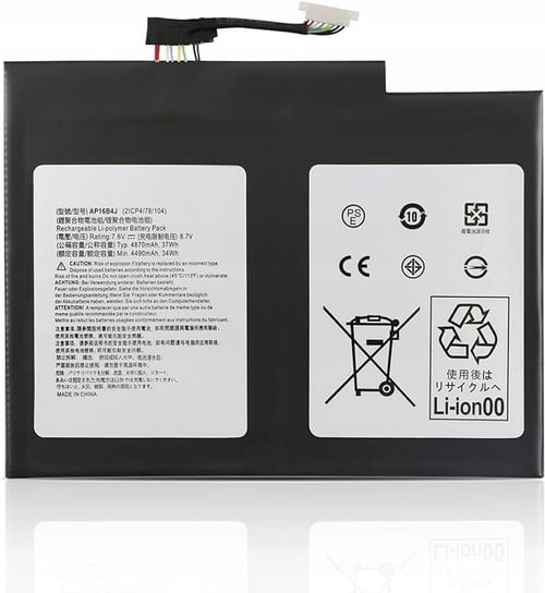 K KYUER AP16B4J bateria do laptopa Acer Aspire Switch Alpha 12 SA5-271 Inna marka
