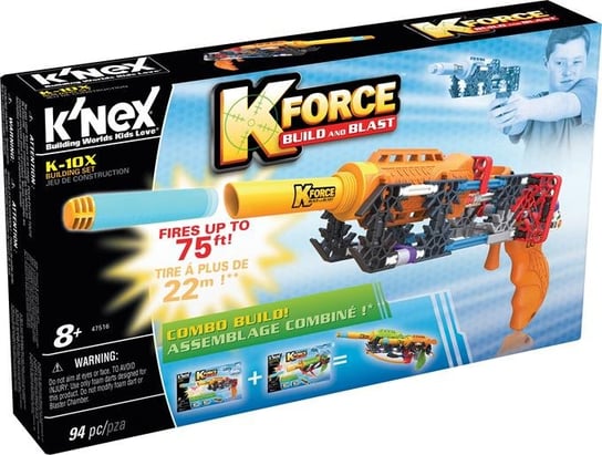K'nex ,K-Force Build & Blast, klocki konstrukcyjne K-10X K'Nex