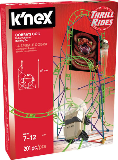 K'nex, klocki konstrukcyjne Kolejka Górska: Spiralna Kobra K'Nex