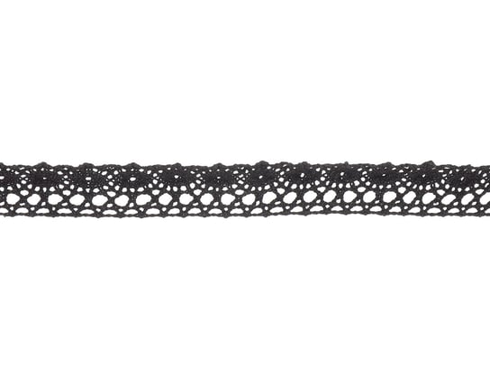 [k103-4] Wstążka koronkowa bawełniana 17mm 4,5m czarna Inna marka