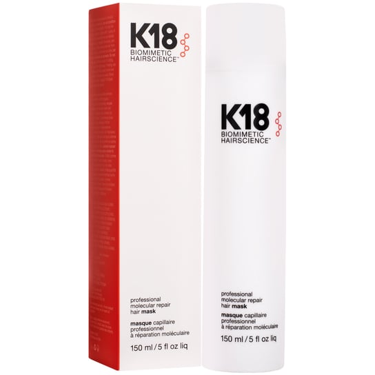 K18, Molecular Repair Hair Mask, Molekularna maska do włosów zniszczonych, 150 ml K18