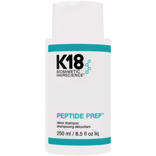 K18, Peptide Prep Detox Shampoo, Oczyszczająco-Detoksujący Wegański Szampon Do Włosów Bez Siarczanów I Parabenów, 250 ml K18
