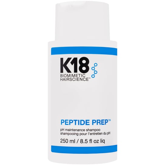 K18, Peptide Prep Ph Maintenance Shampoo – Szampon Do Codziennego Stosowania, Utrzymuje Prawidłowe Ph, 250 ml Bez Silikonów, 250 ml K18