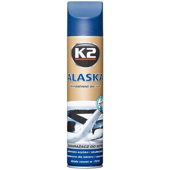 K2 Alaska 300ml: Odmrażacz do szyb w sprayu K2