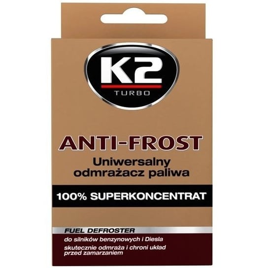 K2 Anti-Frost 50ml: Uniwersalny odmrażacz paliwa K2
