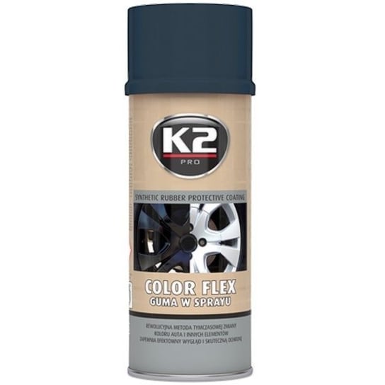 K2 Color Flex carbon 400ml: Guma w sprayu K2